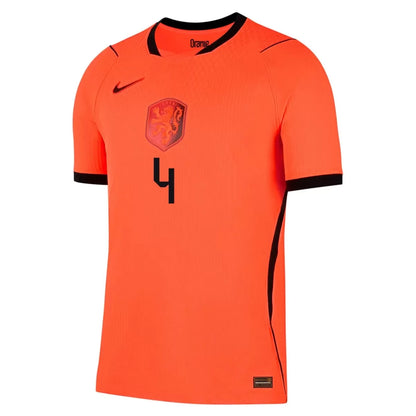 VIRGIL #4 Nederland Hjemmedrakt Spillerversjon 2026 Verdensmesterskapet