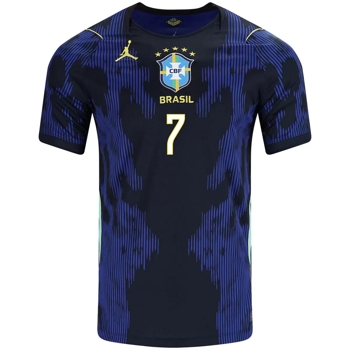Vini Jr. #7 Brazilië uitshirt voetbalshirt WK 2026