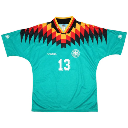 Völler #13 Retro Tyskland Utefotballdrakt Verdensmesterskapet 1994
