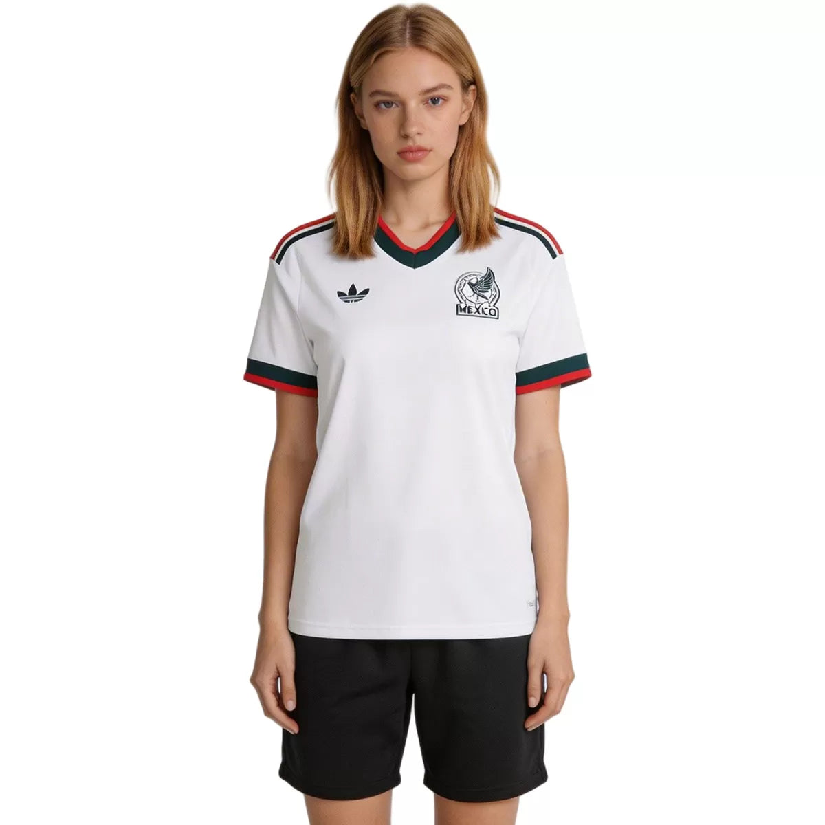 Maillot de football extérieur Mexique Femme Coupe du Monde 2026