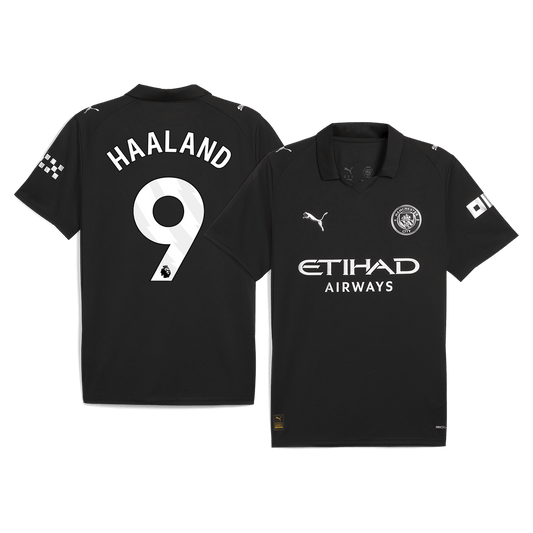 HAALAND #9 Manchester City Auswärts Trikot 2025/26