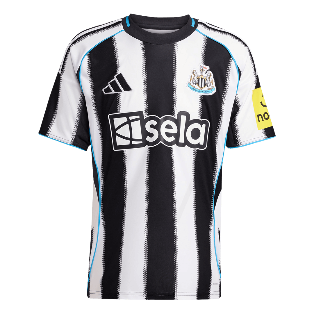 Newcastle United hjemmedrakt 2025/26 svart og hvit