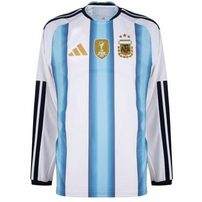 Argentina Long Sleeve Home Football Jersey 2026 World Cup