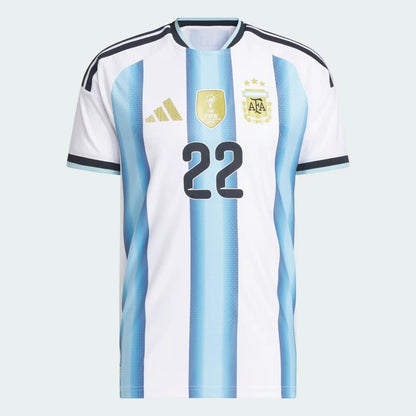 L. Martinez #22 Argentina spillerversjon hjemmetrøye VM 2026