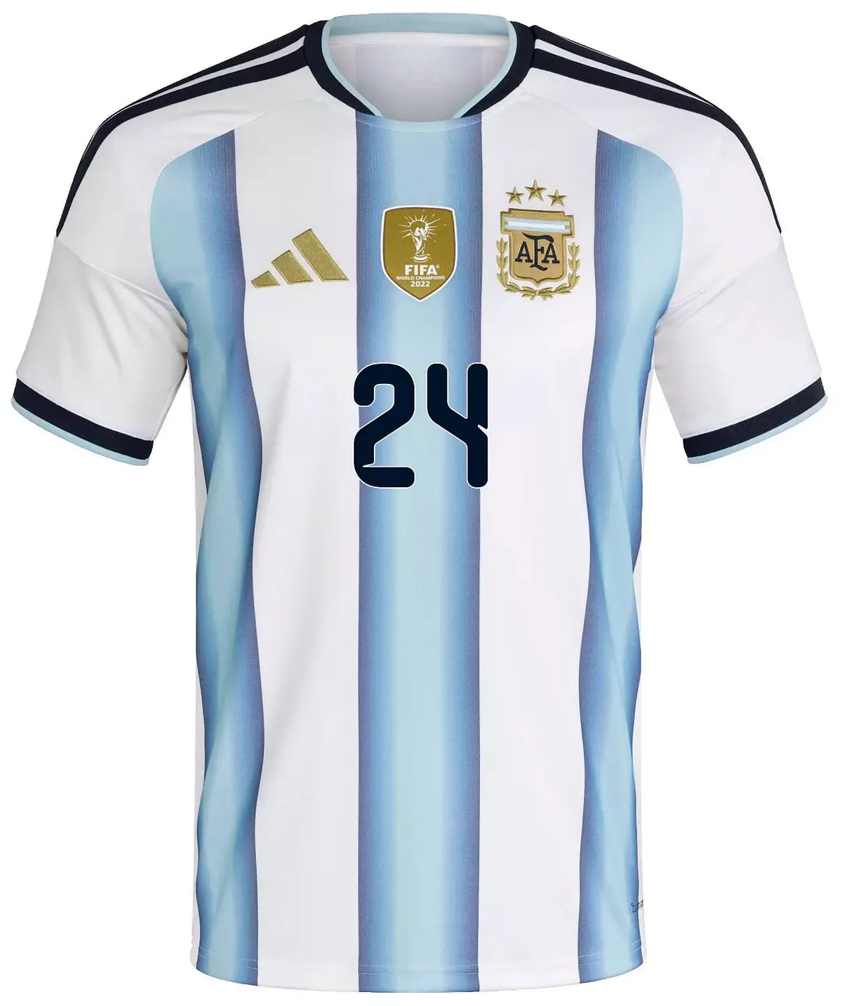 E. FERNÁNDEZ #24 Argentinië Spelersversie Thuisshirt WK 2026