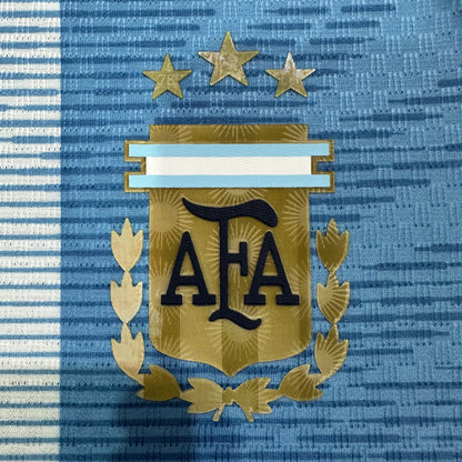 アルゼンチン代表 x メッシ 2026 選手用ユニフォーム ブルー（バッジ付き）