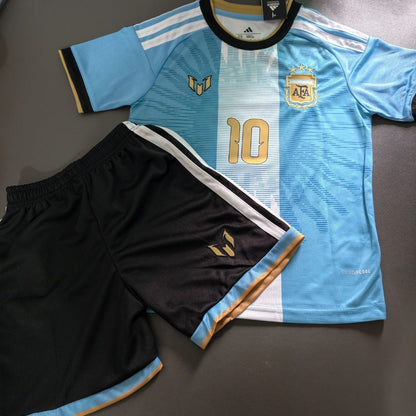 Messi #10 Argentina x Messi hjemmedrakt for barn - Trøye + shorts 2026