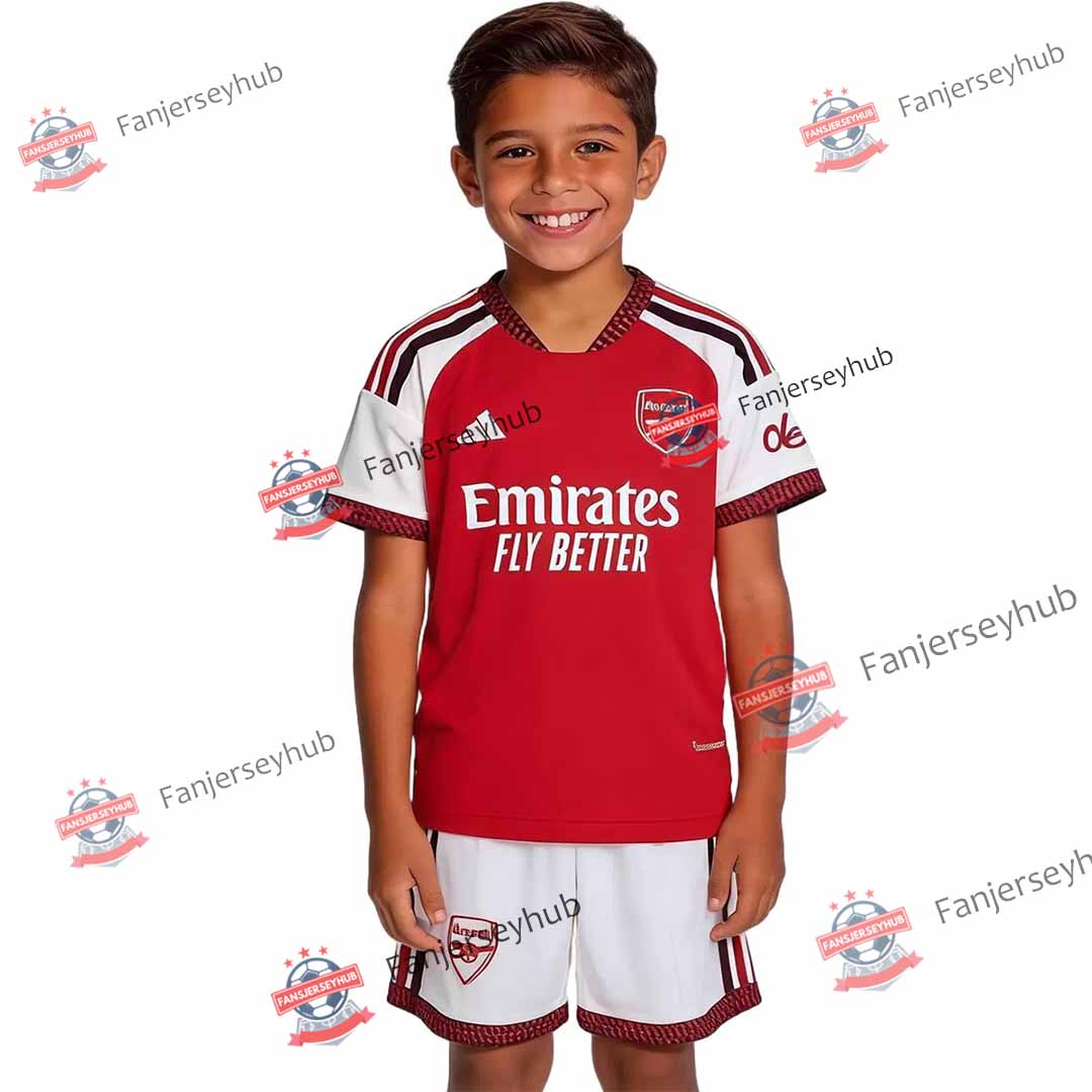 ガナーズ キッズ ホーム サッカーユニフォームキット（シャツ＋パンツ）2026/27