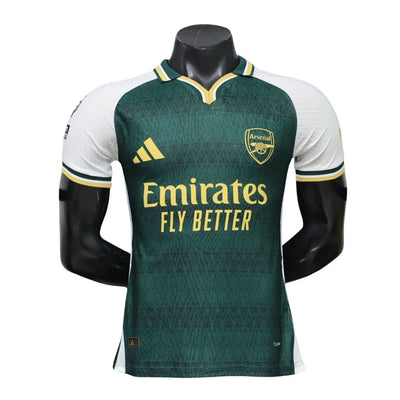 アーセナル スペシャルプレイヤー版 サッカージャージ 2026/27 グリーン（エンブレム付き）