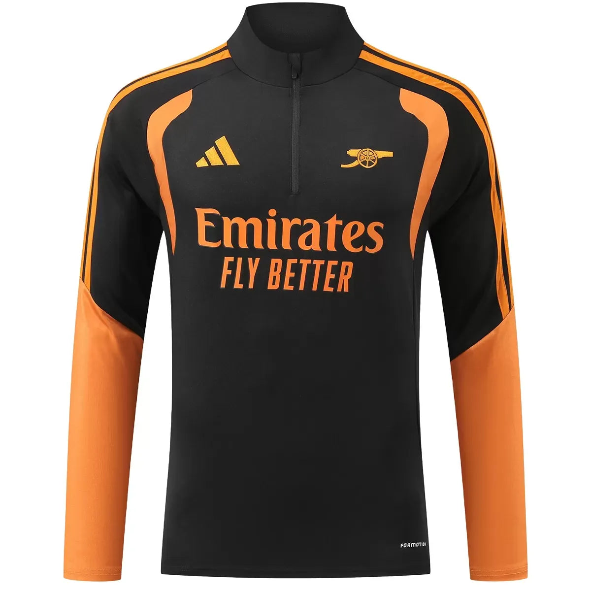 Arsenal 1/4 Zip Trainingspak voor kinderen 2026/27 Zwart