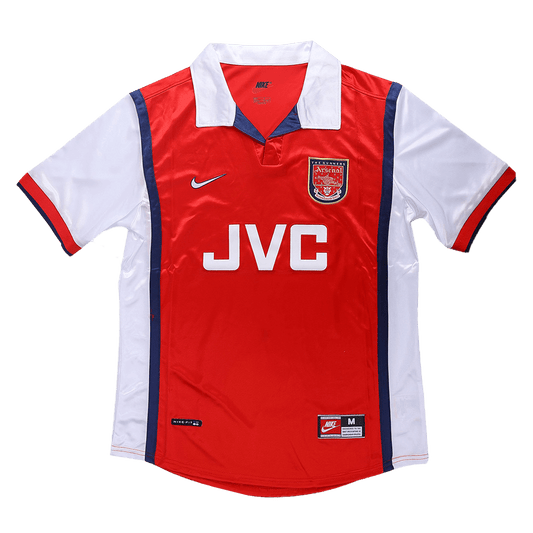 Maillot de football rétro domicile Arsenal 1998/99