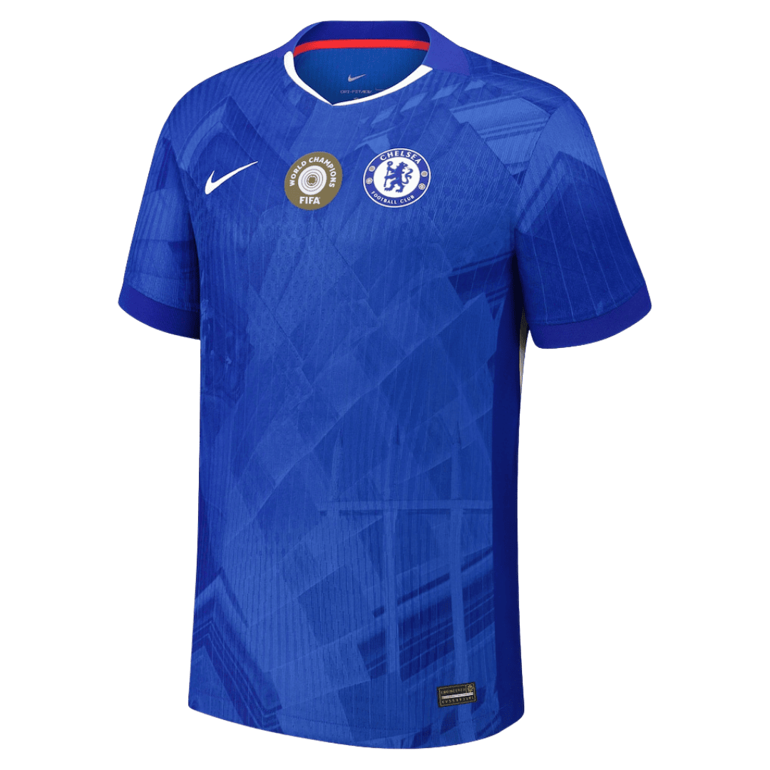 WORLD CHAMPIONS #25 Chelsea hjemmetrøye spillerversjon 2025/26