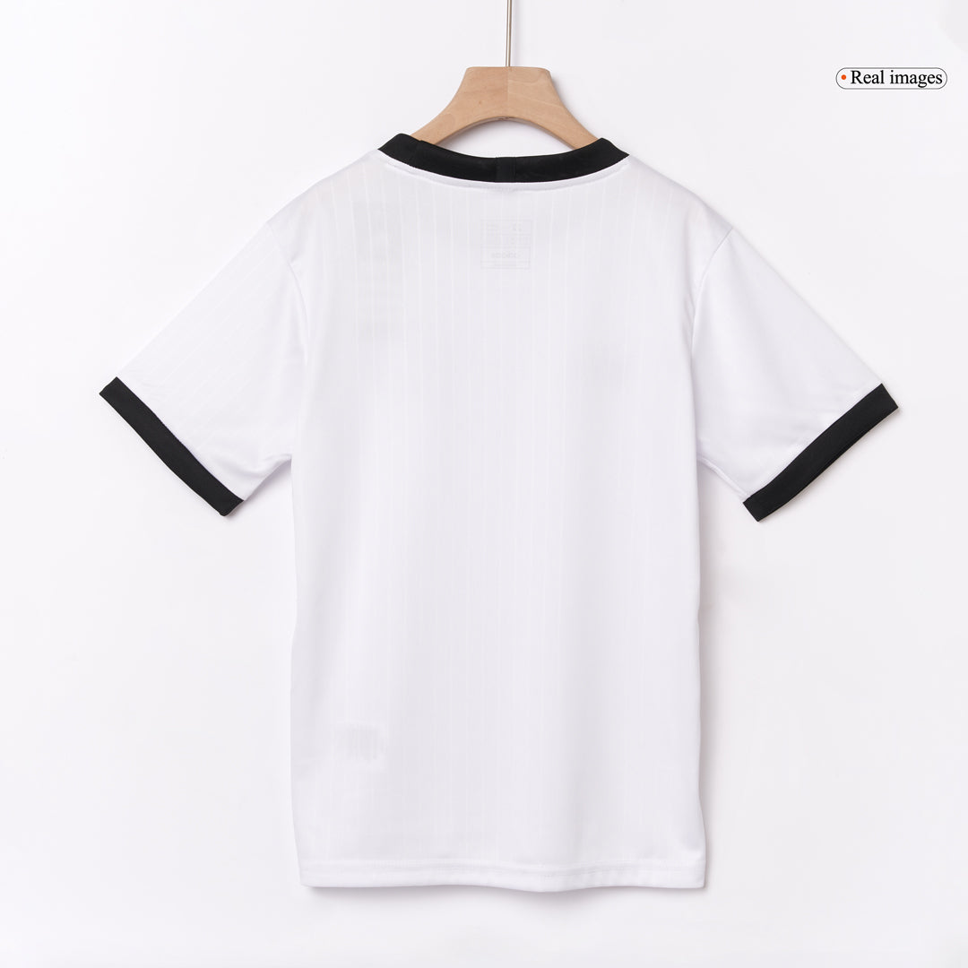 Germany 125th Anniversary Kid's Soccer Jersey Kit (Jersey+Shorts) 2025 White