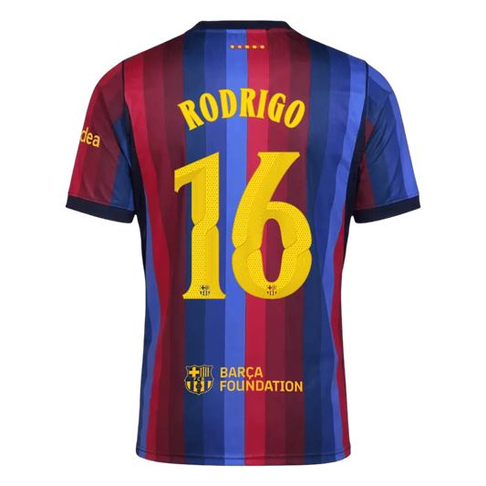 RODRIGO #16 Barcelona Thuisshirt 2026/27 - UCL