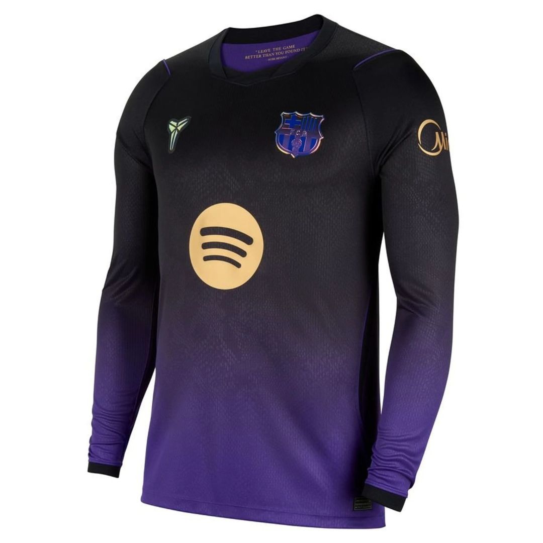 FC Barcelona x Kobe Bryant Auswärts-Langarm-Trikot in der Spieler-Version 2026/27