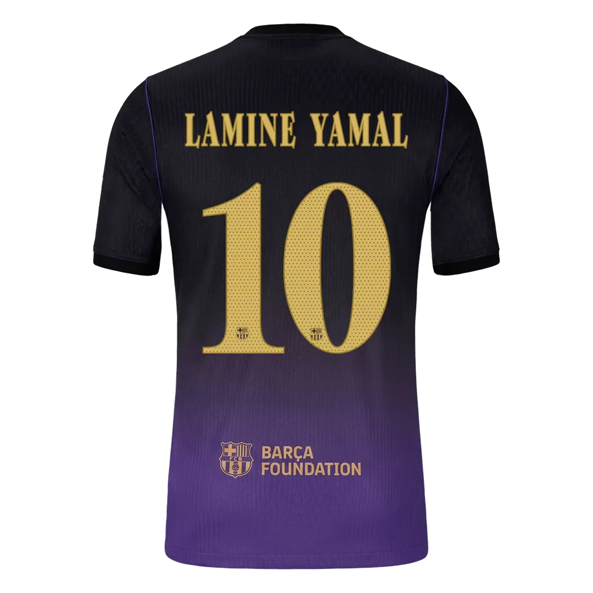 Maillot extérieur de LAMINE YAMAL #10 FC Barcelone, version joueur, saison 2025/26 - Ligue des Champions