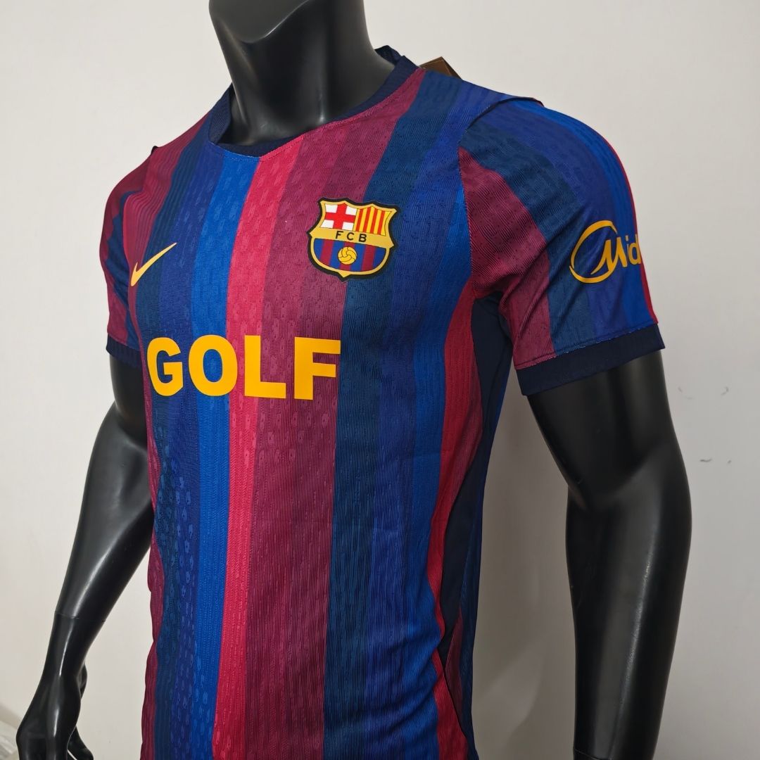 Barcelona x Golf Wang Home Player Version Soccer Jersey 2026/27