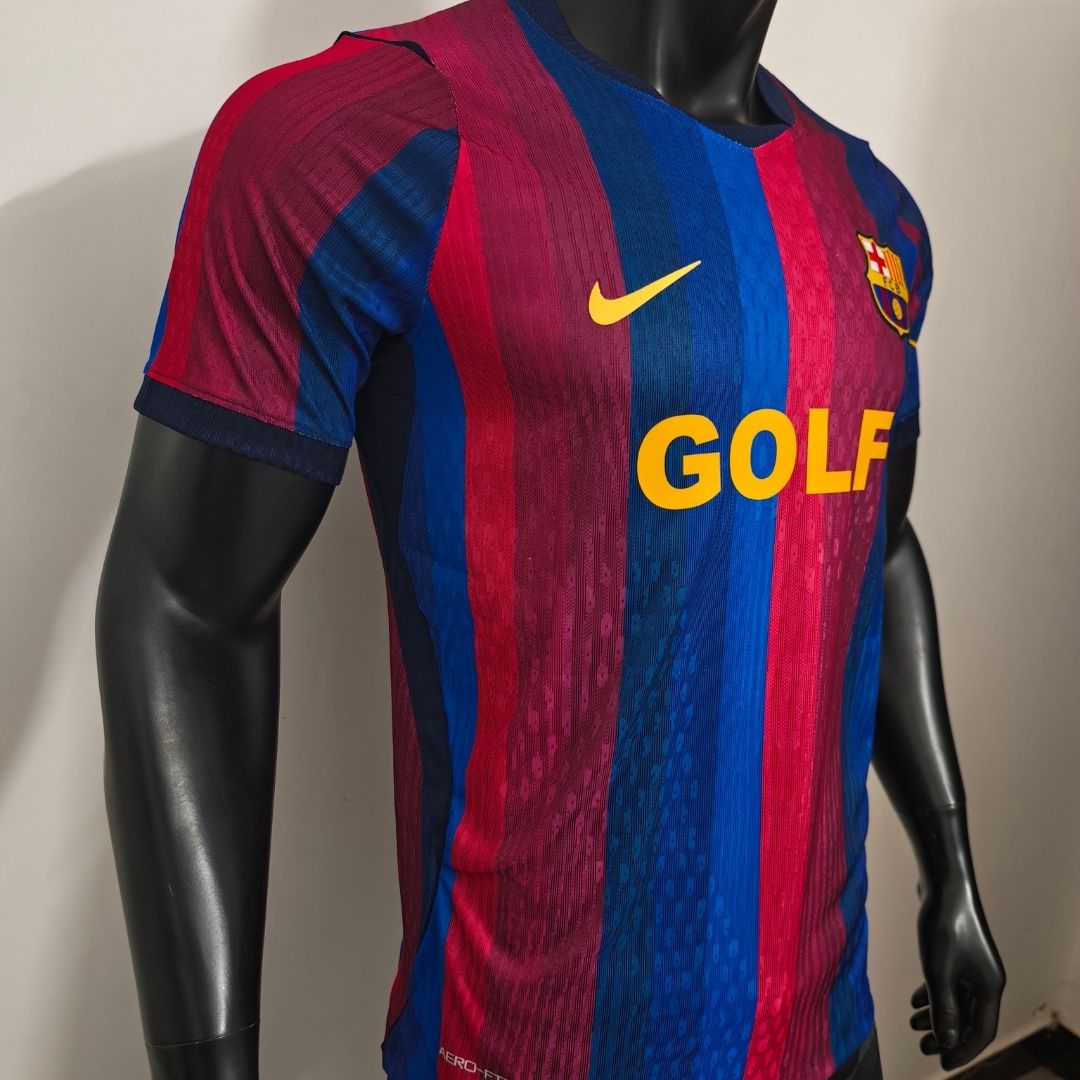 Barcelona x Golf Wang Home Player Version Soccer Jersey 2026/27
