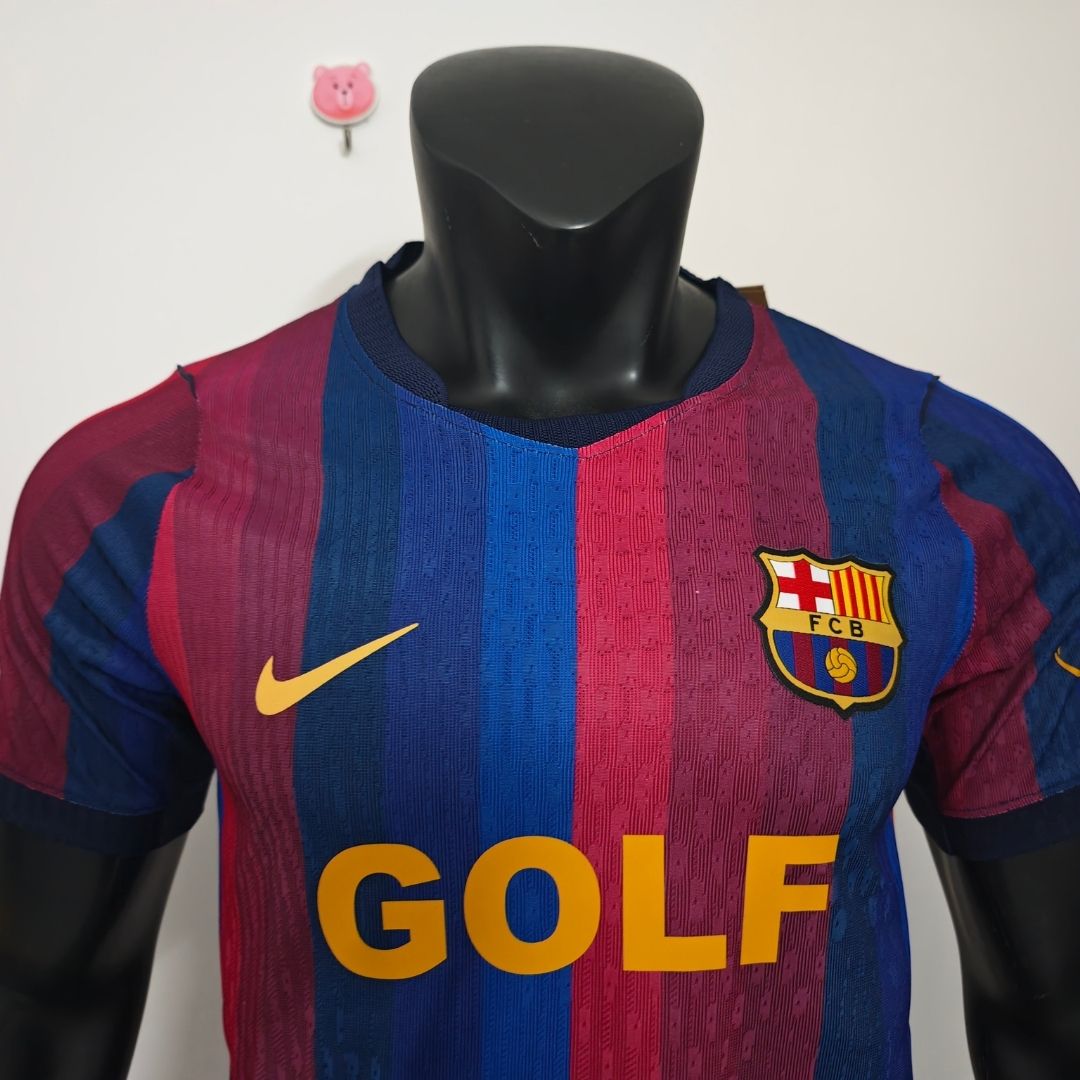 Barcelona x Golf Wang Home Player Version Soccer Jersey 2026/27