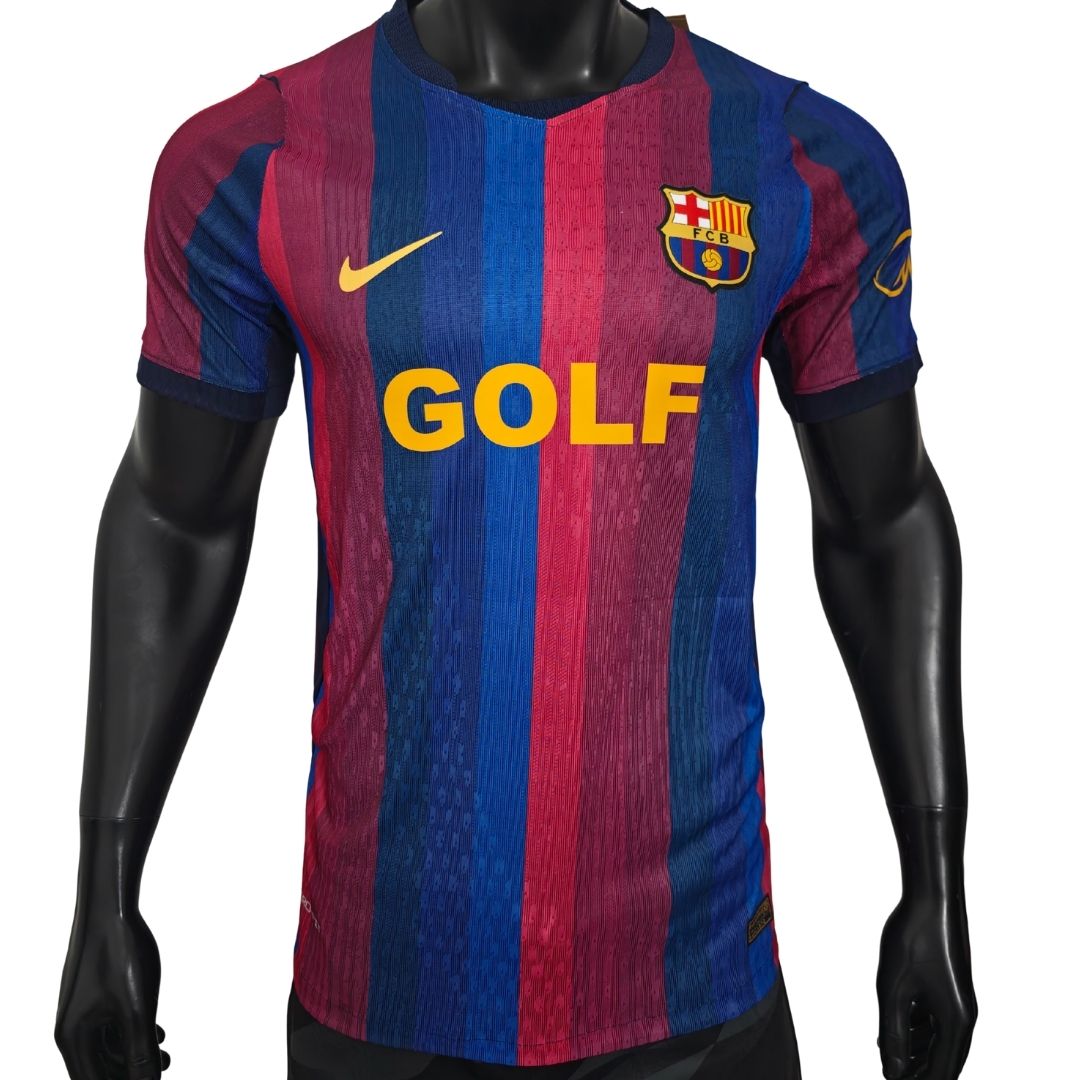 Barcelona x Golf Wang Home Player Version Soccer Jersey 2026/27