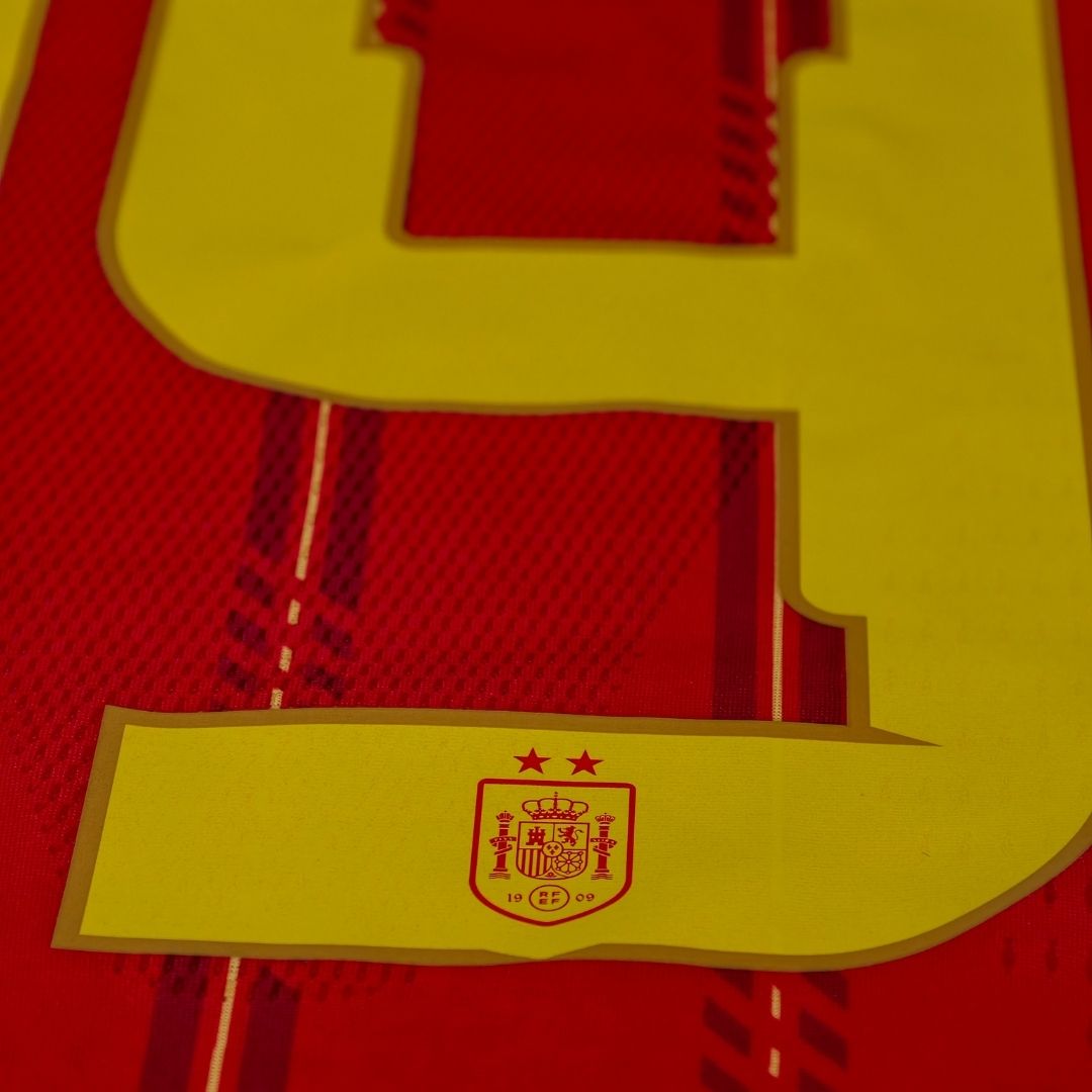 LAMINE YAMAL #19 Spanien Heimtrikot Player Version Sieger Trikot Weltmeisterschaft 2026