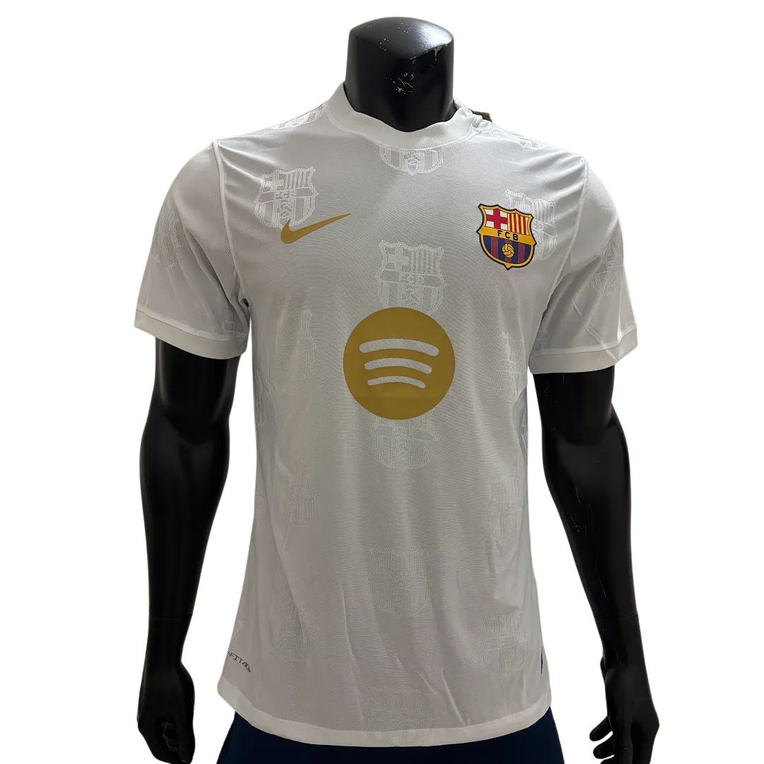 Barcelona Concept Player Version Soccer Jersey 2026/27 White