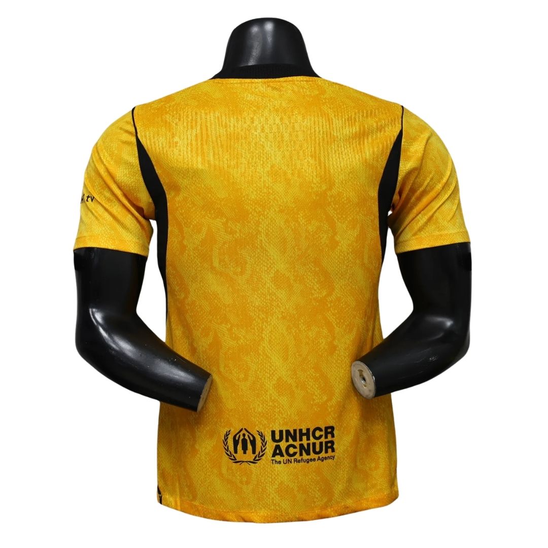 Barcelona Special Version Spielerversion Fußballtrikot 2026/27 Gelb