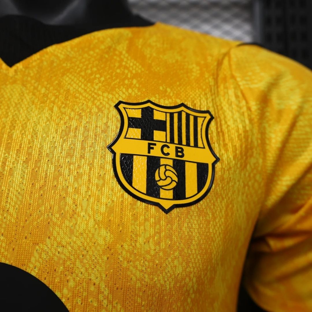 Barcelona Special Version Spielerversion Fußballtrikot 2026/27 Gelb