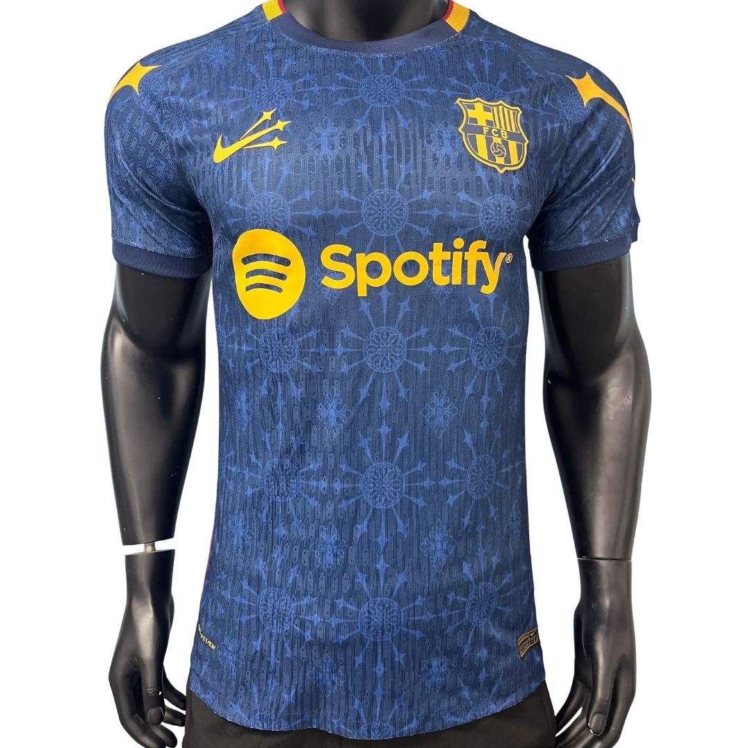 Ειδική φανέλα ποδοσφαίρου Barcelona Player Version 2026/27 σε ναυτικό μπλε χρώμα