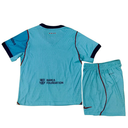 Kid's Barcelona Third Away Jersey Kit Player Version - Jersey+Shorts 2026/27