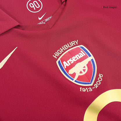 BERGKAMP #10 Arsenal 2005/06 Hjemmedrakt (retro)