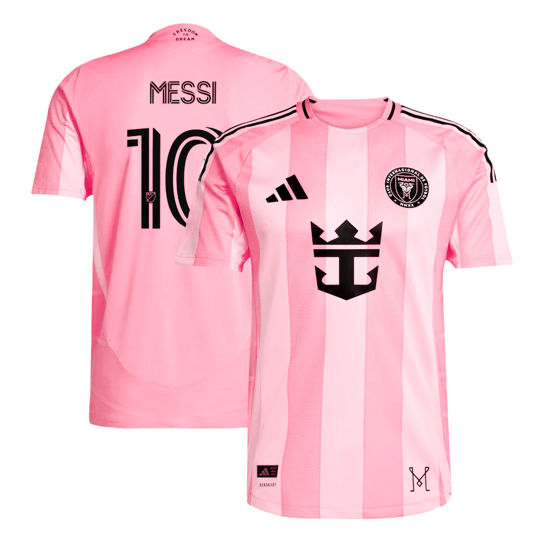 MESSI #10 Inter Miami CF Heimtrikot Spielervariante 2025 Pink