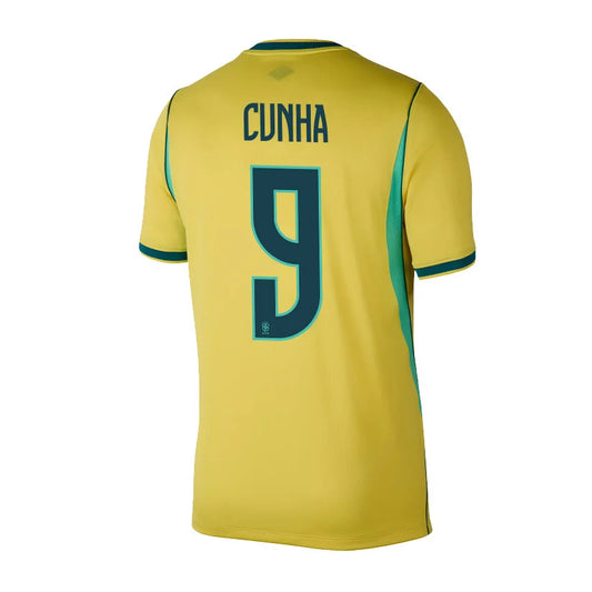 Maillot de Foot Domicile JOÃO PEDRO #22 Brésil Coupe du Monde 2026