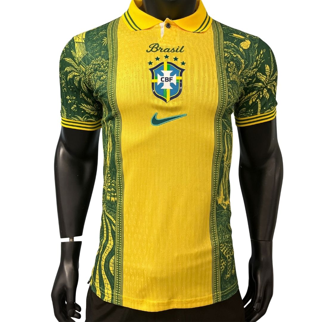 Brazil Player Version Special Soccer Jersey 2026 Yellow