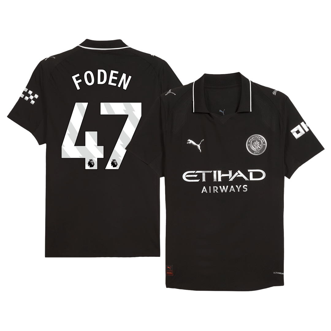 FODEN #47 マンチェスター・シティ 2025/26 アウェイ 選手仕様ユニフォーム