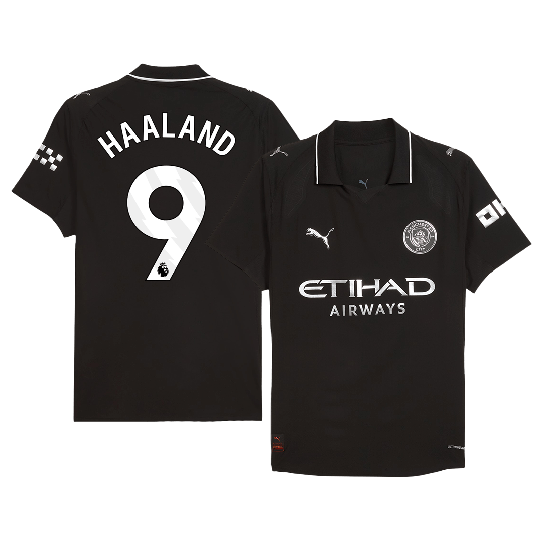 Φανέλα HAALAND #9 Manchester City Away Player Version 2025/26