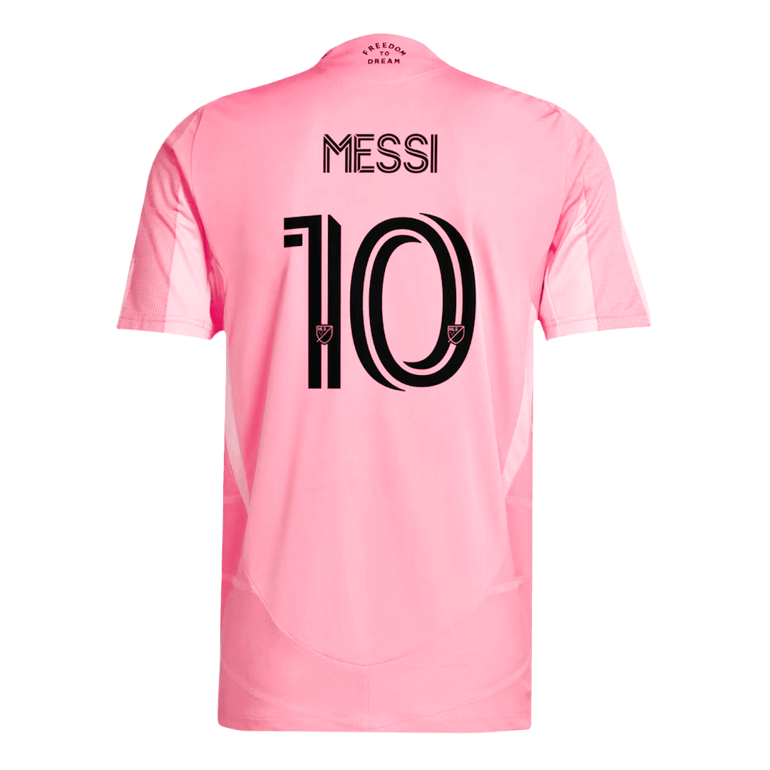 MESSI #10 Inter Miami CF Heimtrikot Spielervariante 2025 Pink