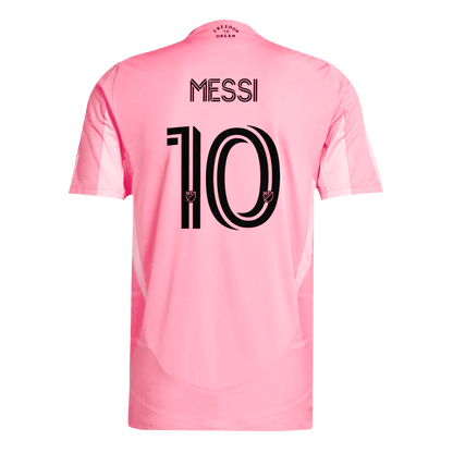 MESSI #10 Inter Miami CF Heimtrikot Spielervariante 2025 Pink