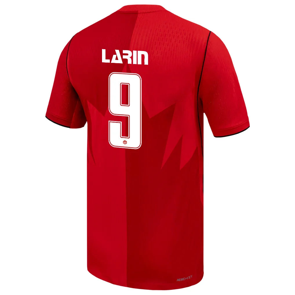 Φανέλα εντός έδρας Εθνικής Καναδά LARIN #9 Παγκόσμιο Κύπελλο 2026