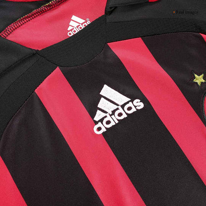 ACミラン 2006/07 ホーム レトロ長袖サッカーユニフォーム