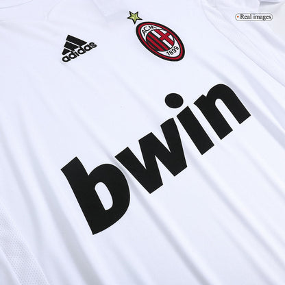 Camiseta retro de visitante del AC Milan 2009/10 con el número 22 de Kaká
