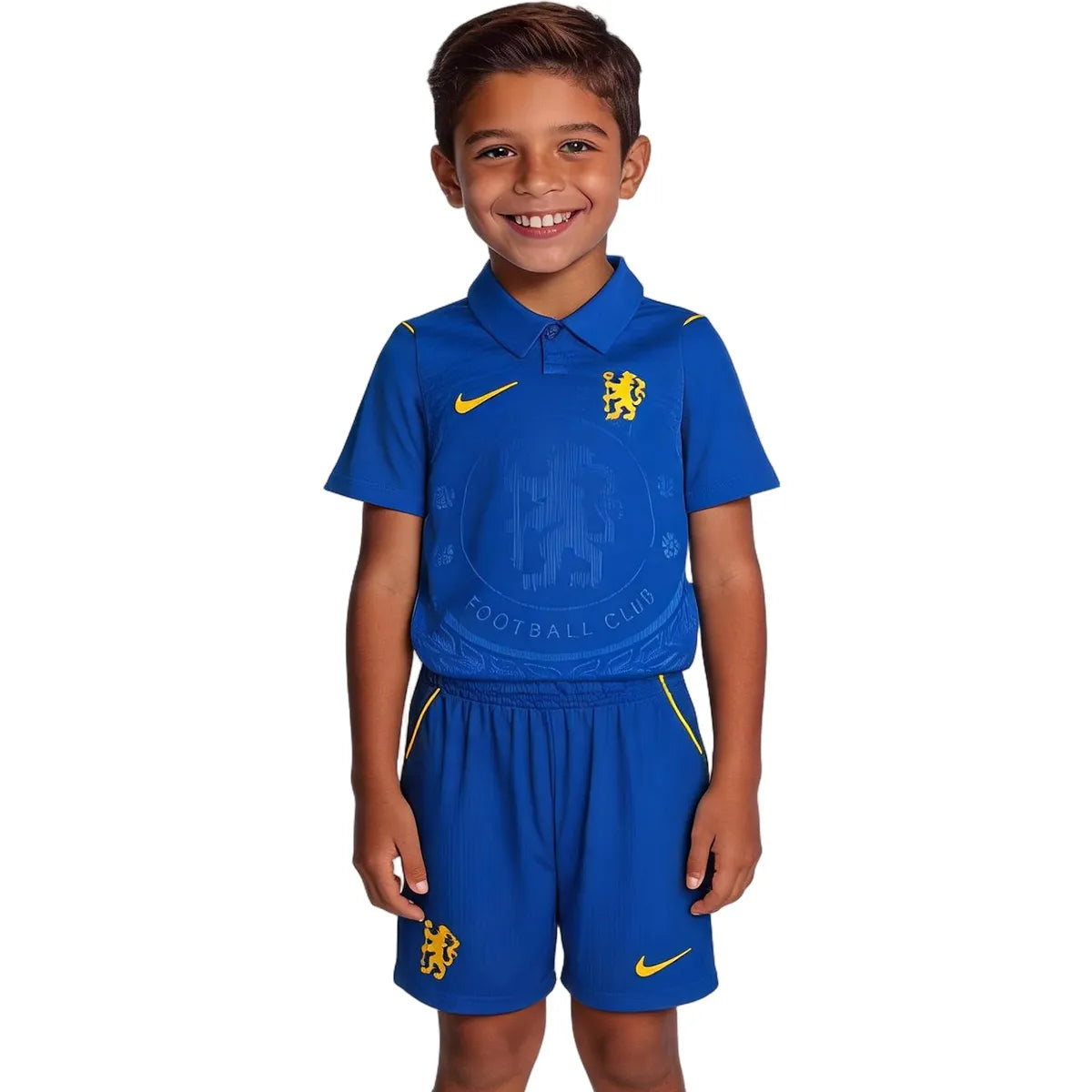 Tenue domicile enfant Chelsea - Maillot + Short 2025/26