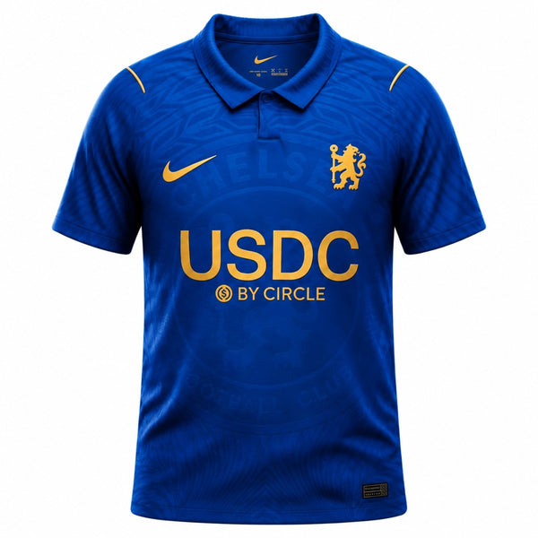 Chelsea USDC by Circle Gold Heimtrikot 2026/27 ohne Logo