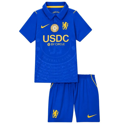 Chelsea USDC hjemmedrakt for barn - Trøye+shorts 2026/27
