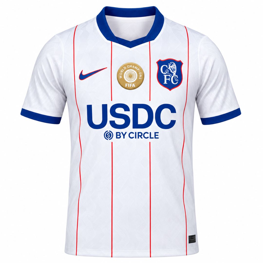 Chelsea USDC by Circle Gold Third Away Soccer Jersey 2026/27
