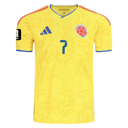 Camiseta de la selección colombiana, versión jugador, local, Copa Mundial de 2026