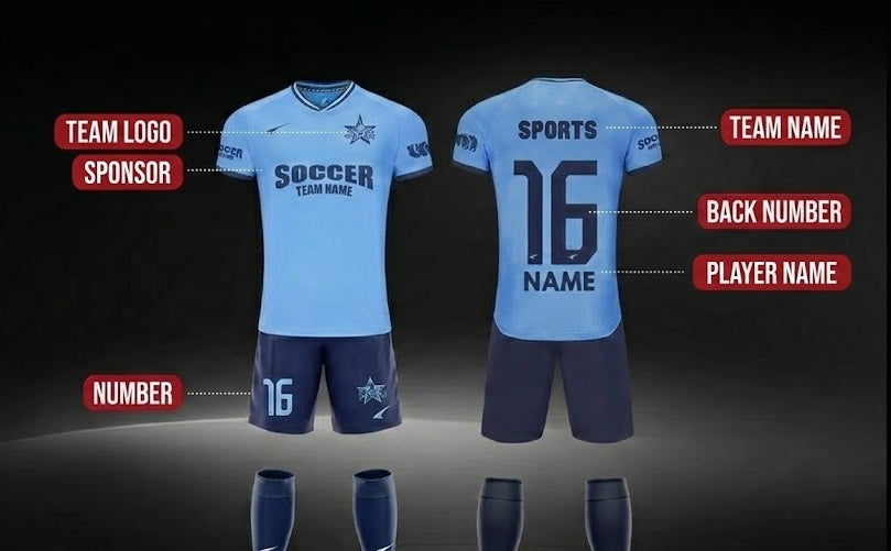 Kid's Blank Custom Soccer Kit - Jersey + Shorts R025