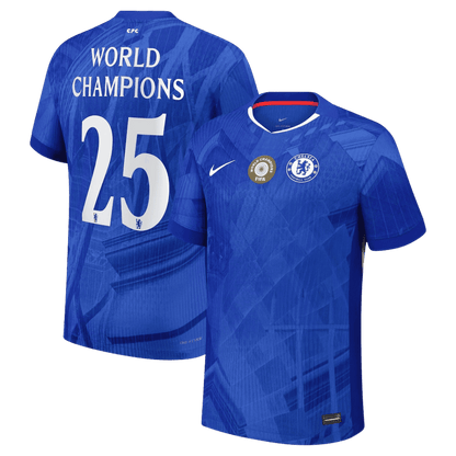WORLD CHAMPIONS #25 Chelsea hjemmetrøye spillerversjon 2025/26