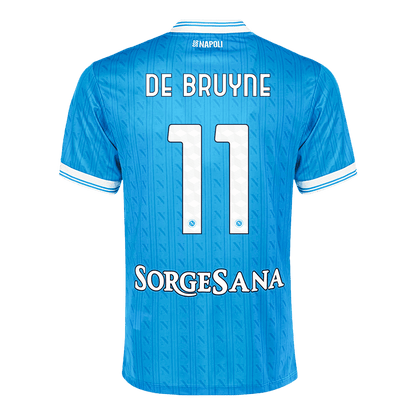 DE BRUYNE #11 Napoli Home Soccer Jersey 2025/26