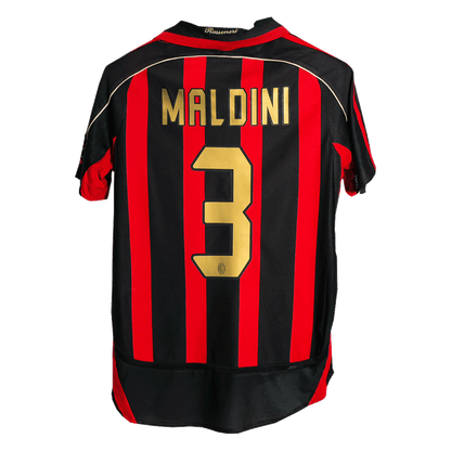 Ρετρό φανέλα ποδοσφαίρου AC Milan 2006/07 εντός έδρας, MALDINI #3